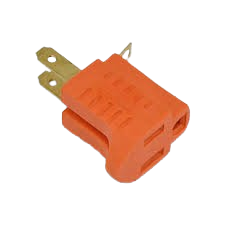 CONECTOR NARANJA CON POLO A TIERRA UNIFER